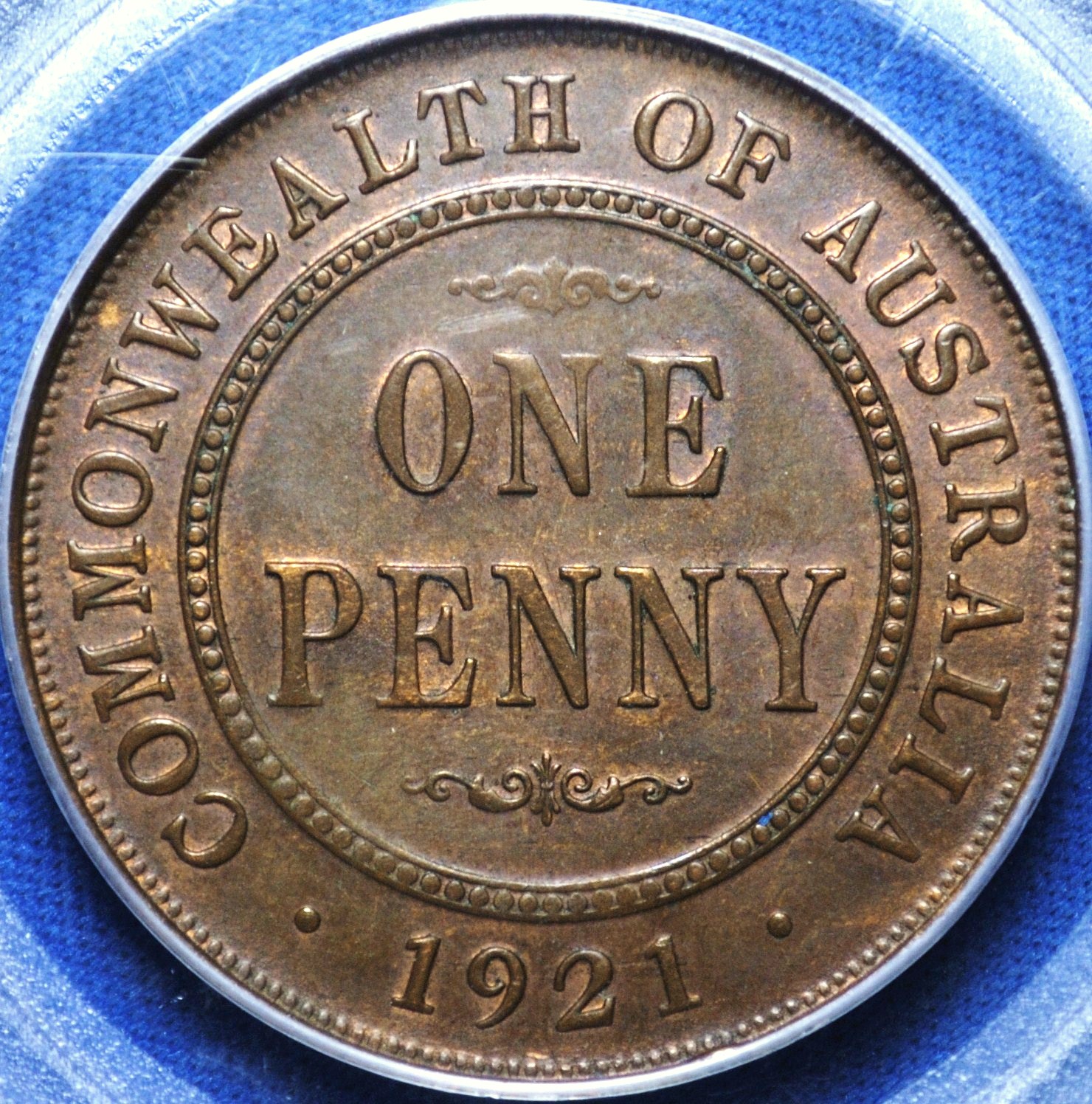 1921 Australian penny, main page - TDK APDC website