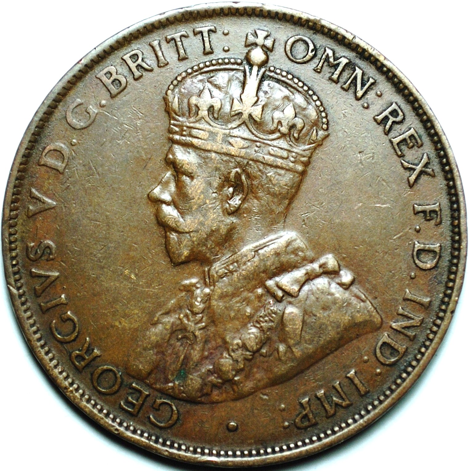 1926 Australian penny obverse