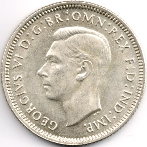 1938 Australian shilling obverse