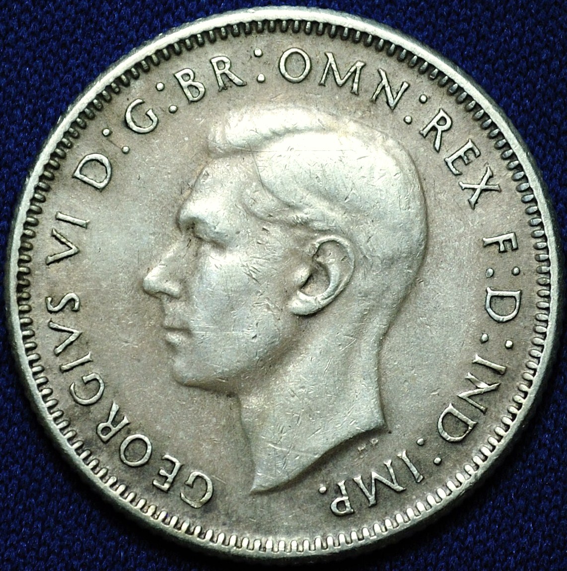 1940 Australian shilling obverse