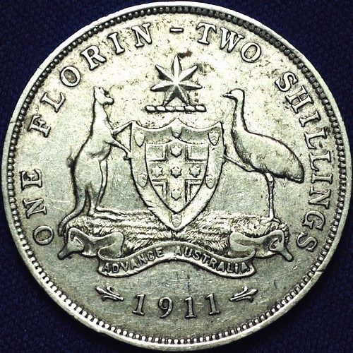 1911 Australian florin