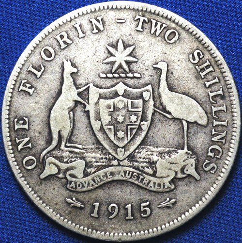 1915 Australian florin