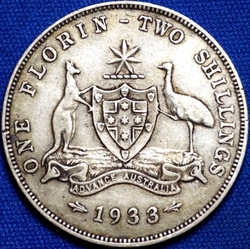 1933 Australian florin