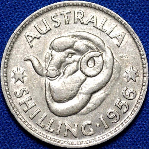 1956 Australian shilling