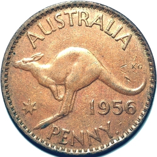 1956 Y. Australian penny