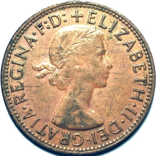1957 Y. Australian penny
