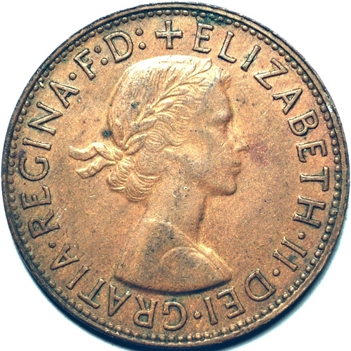 1960 Y. Australian penny