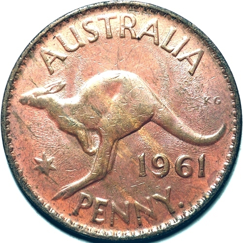 1961 Y. Australian penny