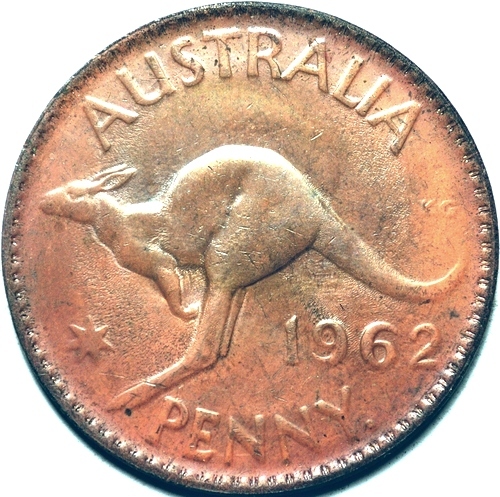 1962 Y. Australian penny